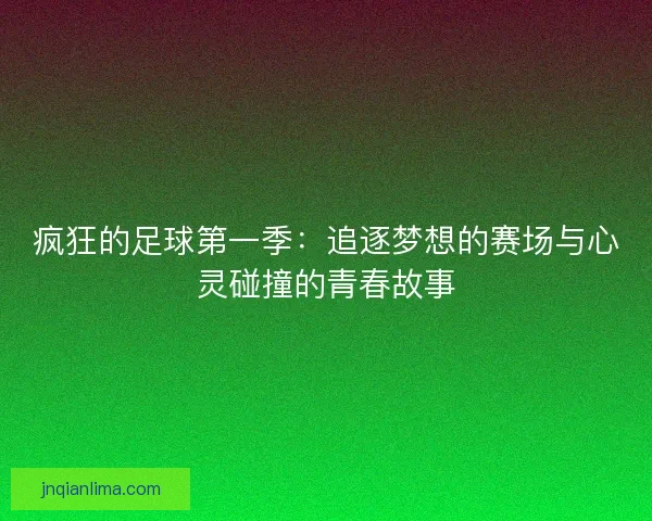疯狂的足球第一季：追逐梦想的赛场与心灵碰撞的青春故事